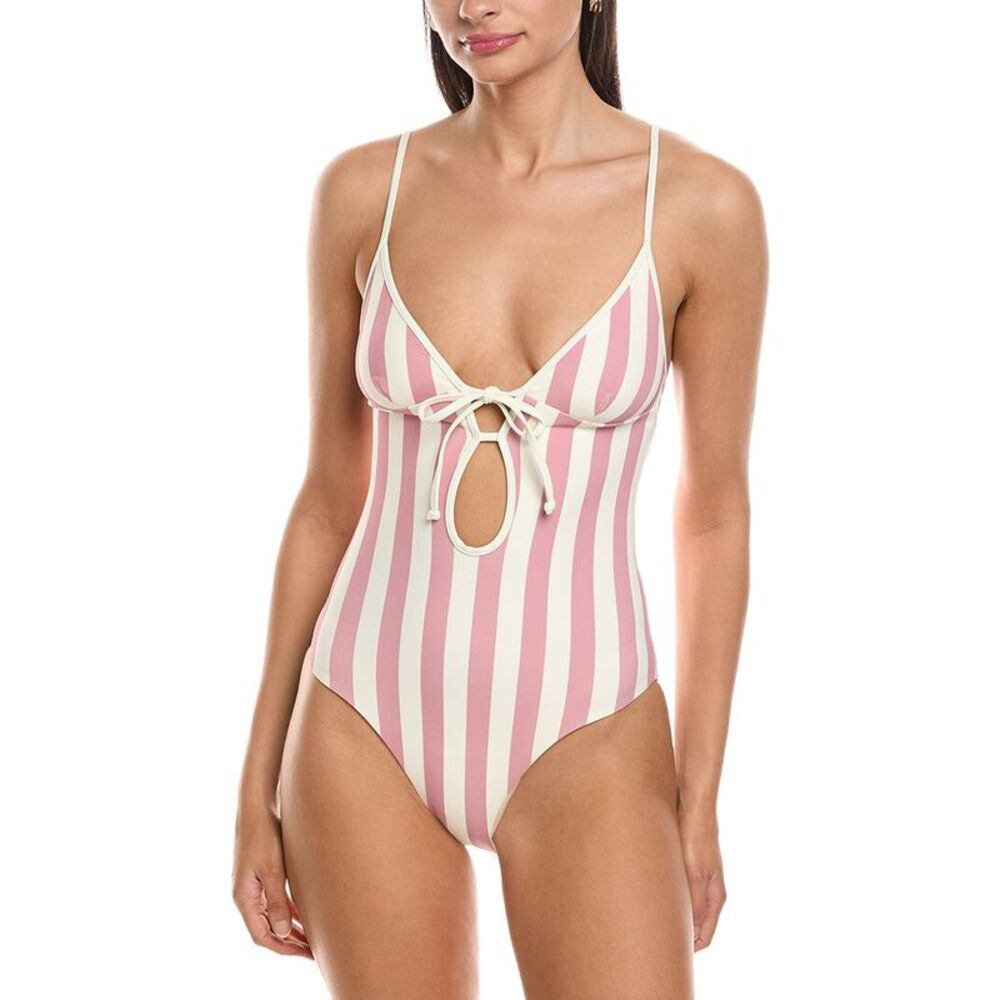 Onia Womens Soleil One-Piece, Pink